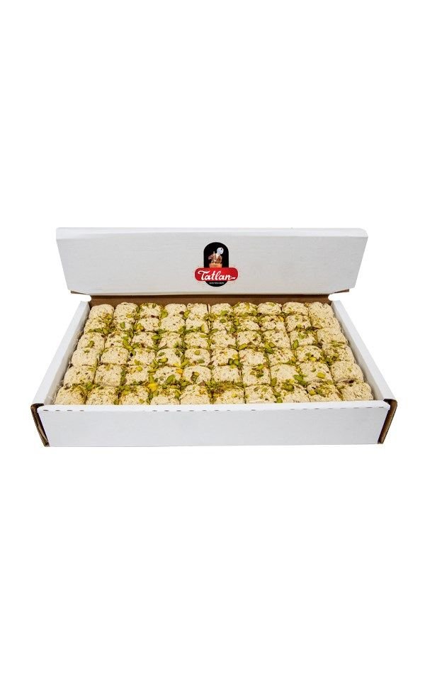 Tatlan Antep Fıstıklı Mini Baklava Dilimli Helva 4kg