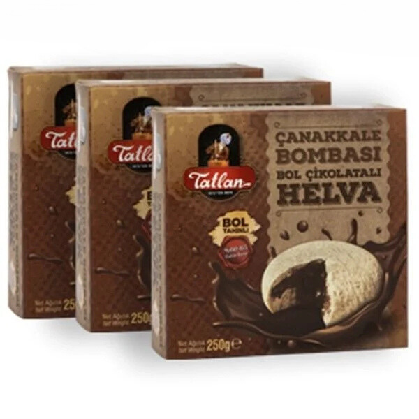 3'lü Çikolatalı Çanakkale Bombası 250 gr